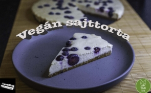 Vegán sajttorta