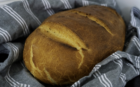 Egyszerű, házi fehér kenyér recept fotóval Egyszerű, házi fehér kenyér