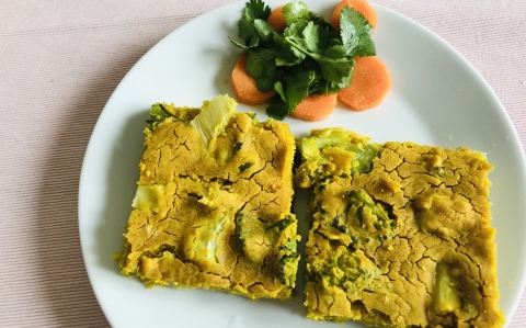 Gluténmentes zöldséges lepény recept fotóval Gluténmentes zöldséges lepény