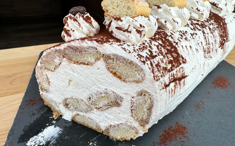 Tiramisu rolád recept fotóval Tiramisu rolád