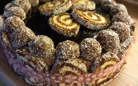 Keksztekercs torta recept fotóval Keksztekercs torta