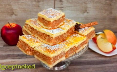 Omlós almás pite