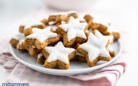 Karácsonyi fahéjas csillagok (Zimtsterne ) recept fotóval Karácsonyi fahéjas csillagok (Zimtsterne )