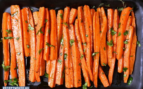 Fűszeres sült sárgarépa recept fotóval Fűszeres sült sárgarépa