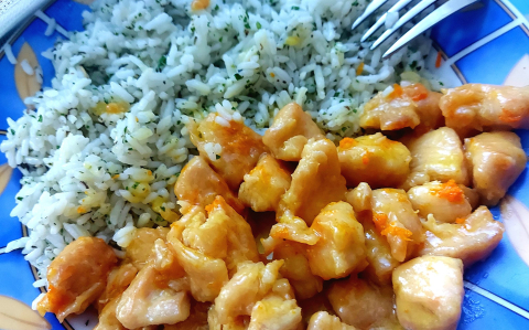 Narancsos csirkefalatok recept fotóval Narancsos csirkefalatok