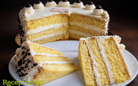 Citromkrémes torta