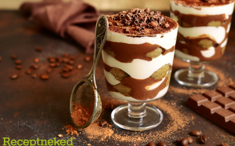 Csokis tiramisu pohárdesszert recept fotóval Csokis tiramisu pohárdesszert