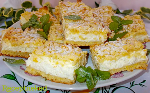 Reszelt túrós pite recept fotóval Reszelt túrós pite