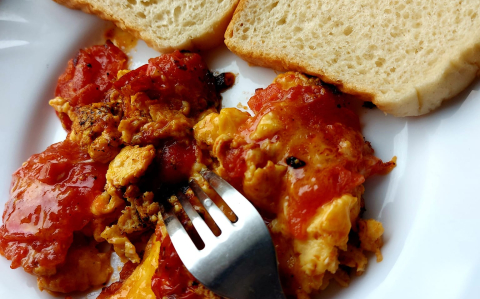 Sült paradicsom tojással recept fotóval Sült paradicsom tojással