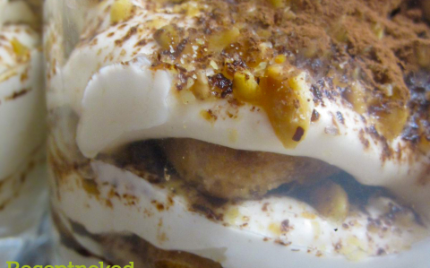 Hamis tiramisu pohárdesszert recept fotóval Hamis tiramisu pohárdesszert