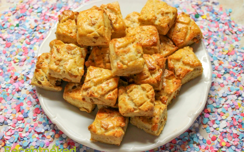 Fehérboros tepertős pogácsa recept fotóval Fehérboros tepertős pogácsa
