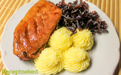 Sült kacsamell habos burgonyapürével recept fotóval Sült kacsamell habos burgonyapürével