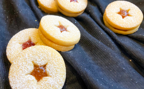 Vajas linzer recept fotóval Vajas linzer