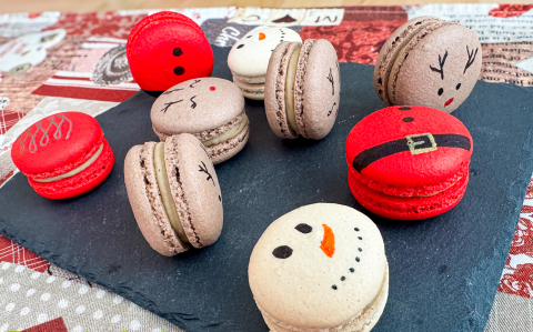 Mézeskalács ízű macaron