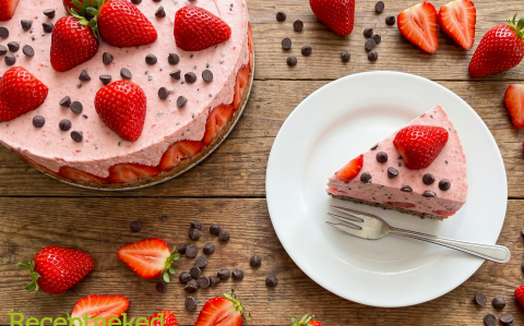 Joghurtos epres torta sütés nélkül