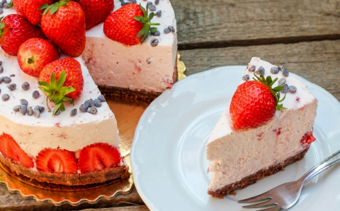 Joghurtos epres torta sütés nélkül