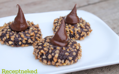 Mogyorós-nutellás csók recept fotóval Mogyorós-nutellás csók