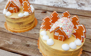 Narancskrémes mézeskalács torta
