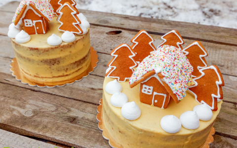 Narancskrémes mézeskalács torta recept fotóval Narancskrémes mézeskalács torta