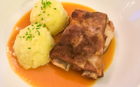 Sült oldalas házi jus mártással recept fotóval Sült oldalas házi jus mártással