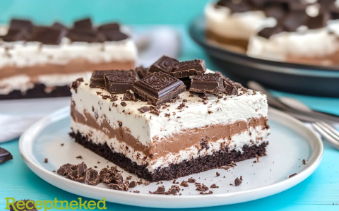Oreo lasagne recept fotóval Oreo lasagne