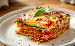 Cukkini lasagne
