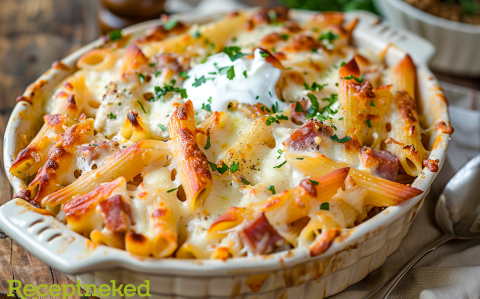 Sajtos kolbászos penne recept fotóval Sajtos kolbászos penne