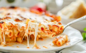 Extra sajtos sült penne