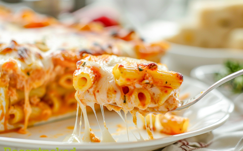 Extra sajtos sült penne