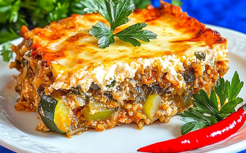 Rakott cukkini másképpen recept fotóval Rakott cukkini másképpen