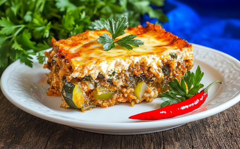 Rakott cukkini másképpen