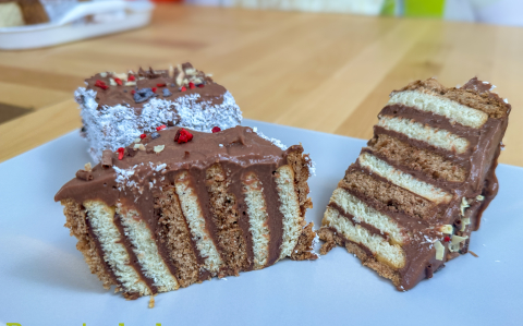 Csokis keksztorta