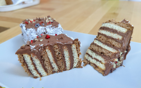 Csokis keksztorta