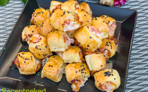 Sonkás-sajtos falatkák recept fotóval Sonkás-sajtos falatkák