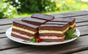 Lajcsi szelet mézes tésztával recept fotóval Lajcsi szelet mézes tésztával