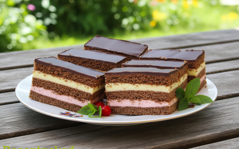 Lajcsi szelet mézes tésztával recept fotóval Lajcsi szelet mézes tésztával