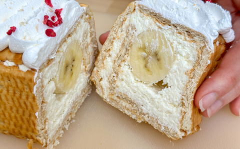 Kókuszos-banános keksztekercs recept fotóval Kókuszos-banános keksztekercs