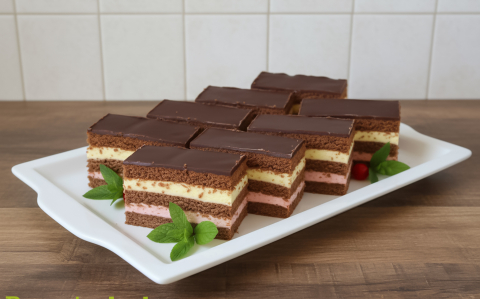 Lajcsi szelet mézes tésztával