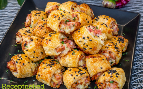 Sonkás-sajtos falatkák