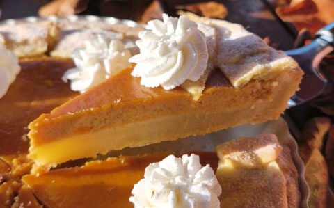 Sütőtökkrém pite