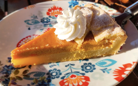 Sütőtökkrém pite