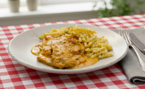 Paradicsomos-tejszínes karaj