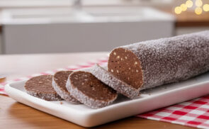 Gesztenyés keksz szalámi