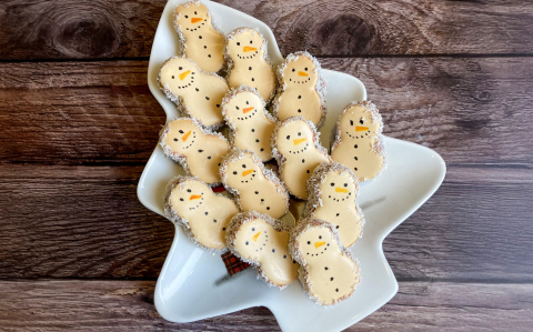 Hóember kekszek