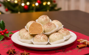 Mézeskalácsos trüffelgolyó