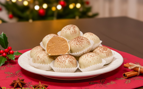 Mézeskalácsos trüffelgolyó