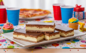 Házi Kinder tejszelet