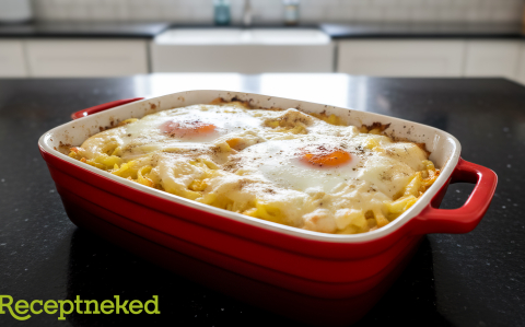 Juhtúrós, tepsis krumpli tojással