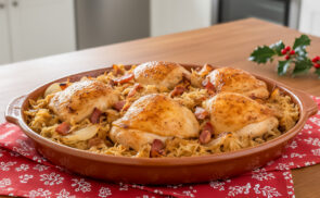 Káposztás sült csirke