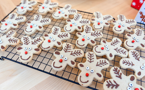 Mézeskalács ízű rénszarvas keksz